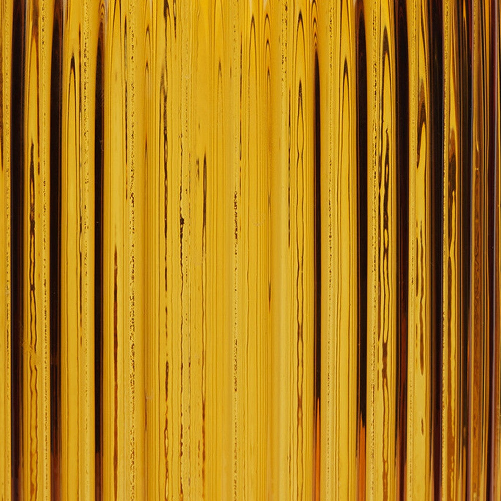 Texture detail of the ribbed glass on the Palisades cylinder vase