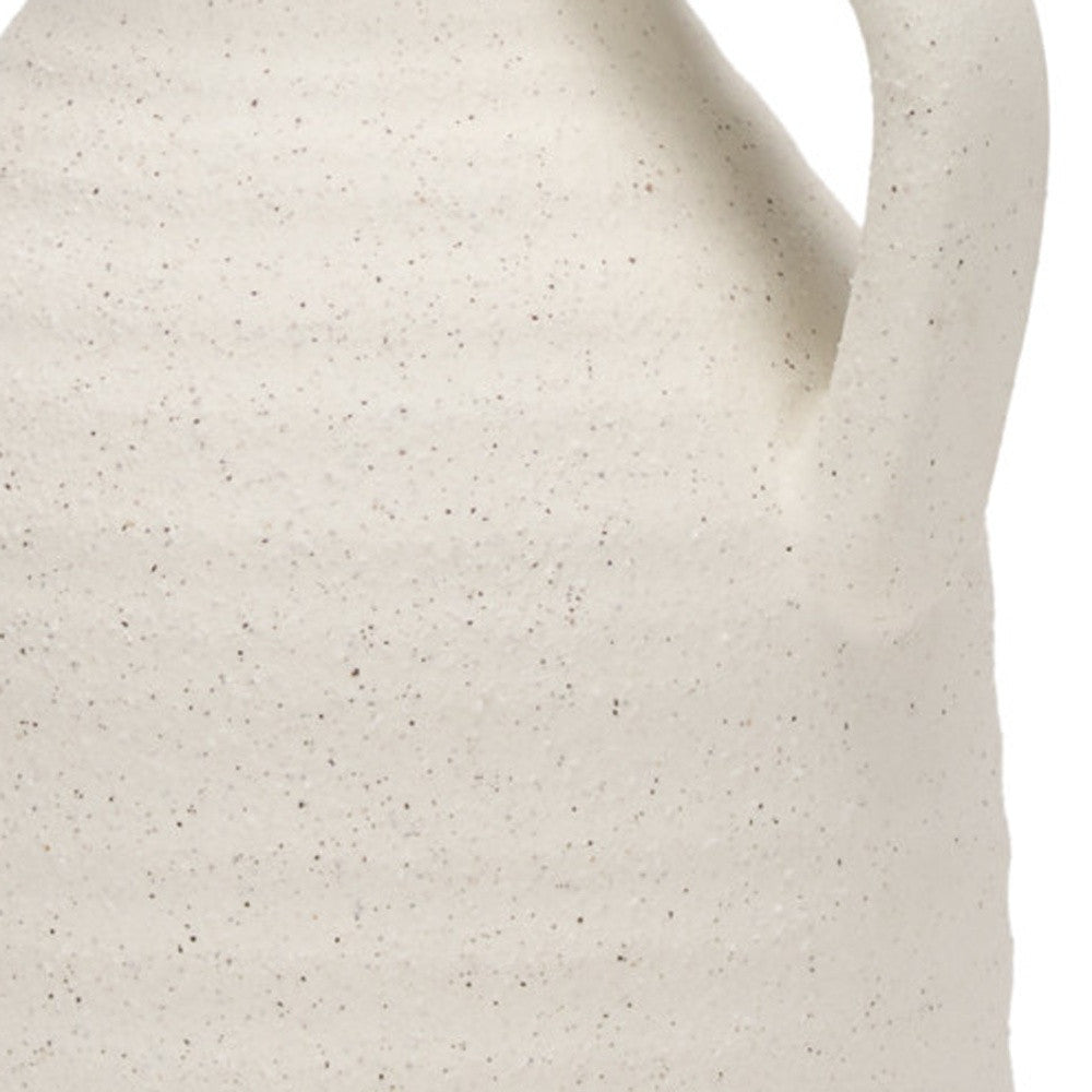 LAKEVIEW TYRUS WHITE CERAMIC VASE