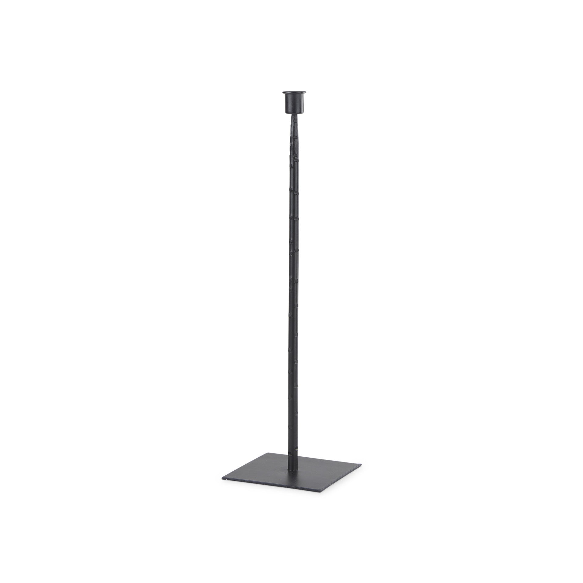 PALISADES 18" BLACK METAL TABLETOP TAPER CANDLESTICK - Varnish & Vibe