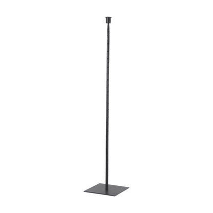 PALISADES 30" BLACK ABSTRACT METAL TABLETOP TAPER CANDLESTICK - Varnish & Vibe