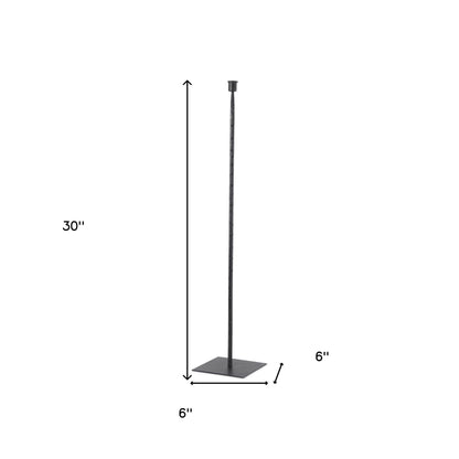 abstract metal tabletop taper candlestick, metal tabletop taper candlestick, tabletop taper candlestick, black abstract metal tabletop taper, abstract metal tabletop taper