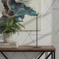 PALISADES 30" BLACK ABSTRACT METAL TABLETOP TAPER CANDLESTICK - Varnish & Vibe