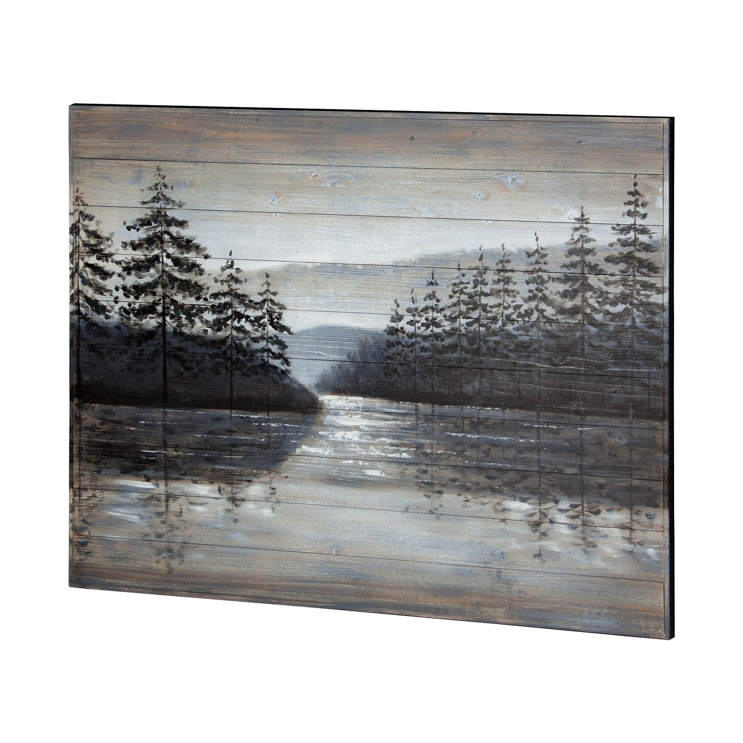 PALISADES SUNSET NARROWS HAND PAINTED DISTRESSED UNFRAMED WALL ART - Varnish & Vibe