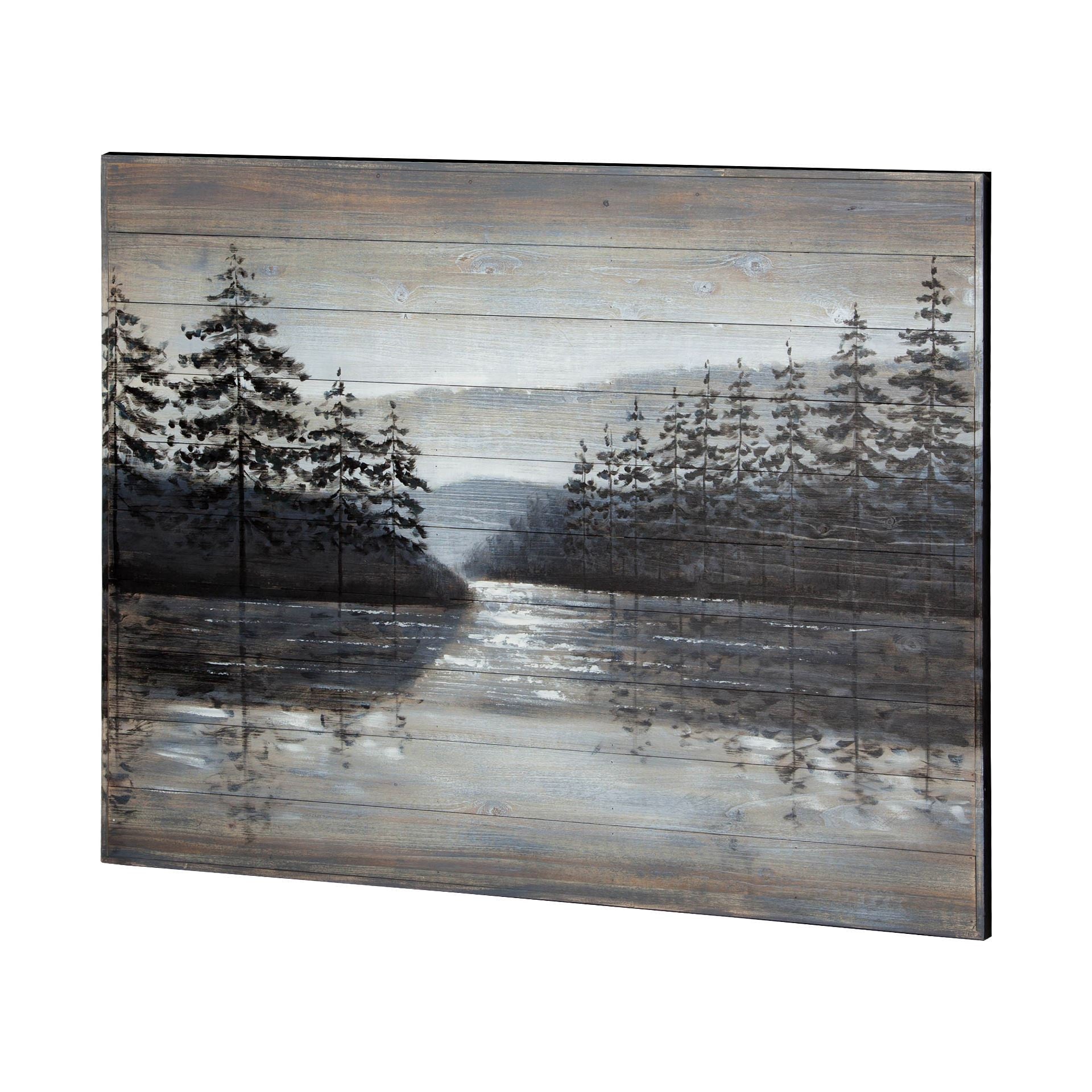 PALISADES SUNSET NARROWS HAND PAINTED DISTRESSED UNFRAMED WALL ART - Varnish & Vibe