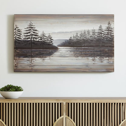 PALISADES SUNSET NARROWS HAND PAINTED DISTRESSED UNFRAMED WALL ART - Varnish & Vibe