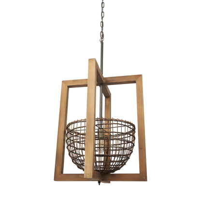 MALIBU BROWN SINGLE METAL DIMMABLE CEILING LIGHT WITH BROWN SHADES - Varnish & Vibe