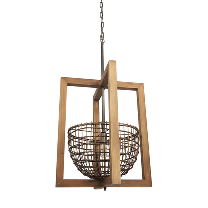 MALIBU BROWN SINGLE METAL DIMMABLE CEILING LIGHT WITH BROWN SHADES - Varnish & Vibe
