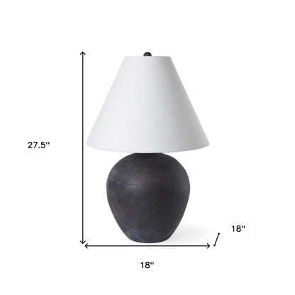 novelty bedside lamp drum shade, bedside lamp drum shade, black novelty bedside lamp drum, 28" black novelty bedside lamp, novelty bedside lamp drum