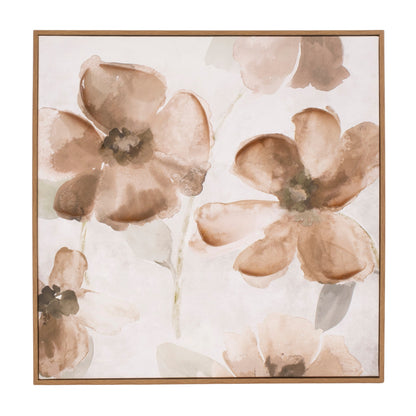 PALISADES SET OF TWO FLORAL NATURAL FRAMED WALL ART - Varnish & Vibe