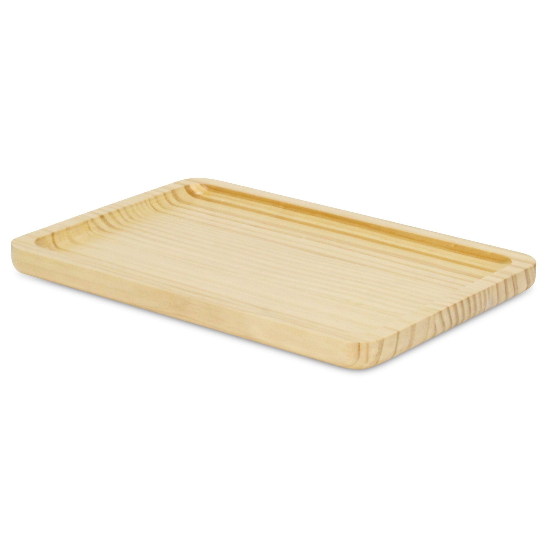 PALISADES 12" NATURAL SOLID WOOD HANDMADE VANITY TRAY - Varnish & Vibe