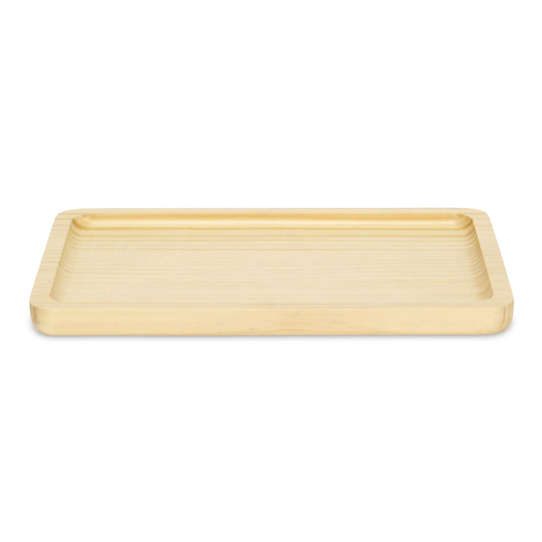 PALISADES 12" NATURAL SOLID WOOD HANDMADE VANITY TRAY - Varnish & Vibe