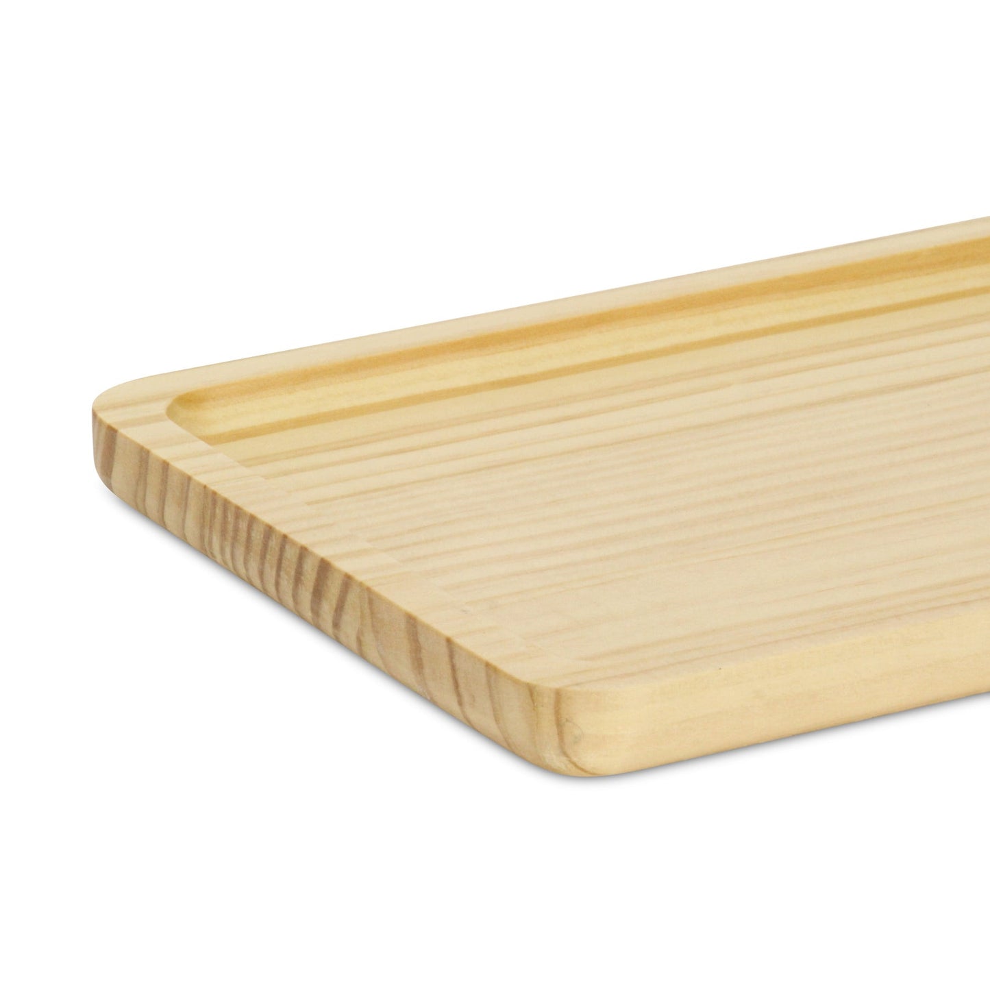 PALISADES 12" NATURAL SOLID WOOD HANDMADE VANITY TRAY - Varnish & Vibe
