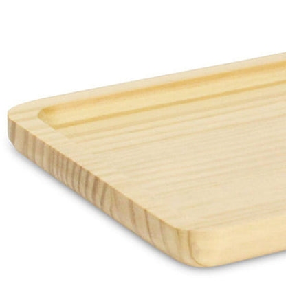 PALISADES 12" NATURAL SOLID WOOD HANDMADE VANITY TRAY - Varnish & Vibe