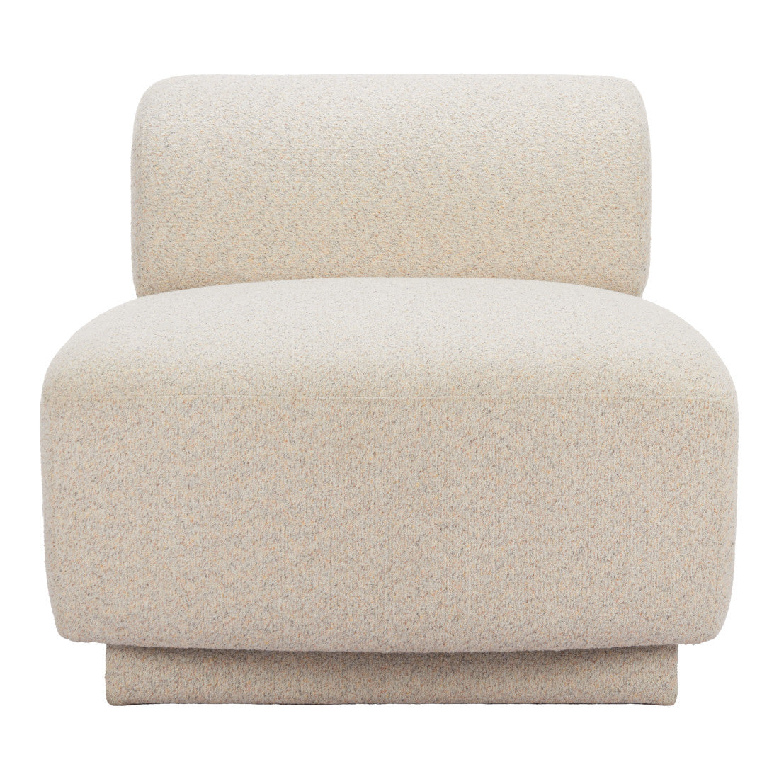 PALISADES 34" BEIGE UPHOLSTERED SIDE CHAIR - Varnish & Vibe