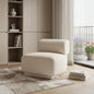 PALISADES 34" BEIGE UPHOLSTERED SIDE CHAIR - Varnish & Vibe