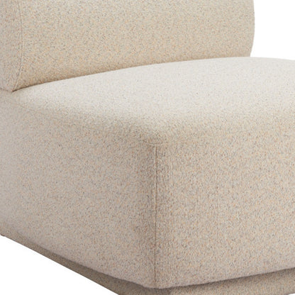 PALISADES 34" BEIGE UPHOLSTERED SIDE CHAIR - Varnish & Vibe