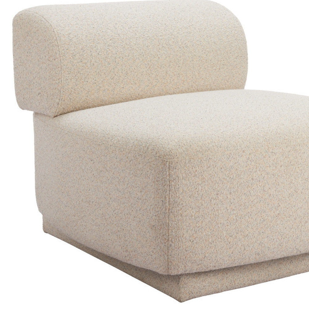 PALISADES 34" BEIGE UPHOLSTERED SIDE CHAIR - Varnish & Vibe