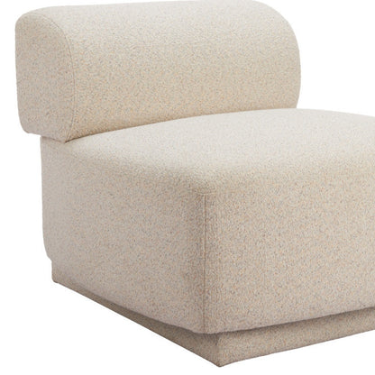 PALISADES 34" BEIGE UPHOLSTERED SIDE CHAIR - Varnish & Vibe