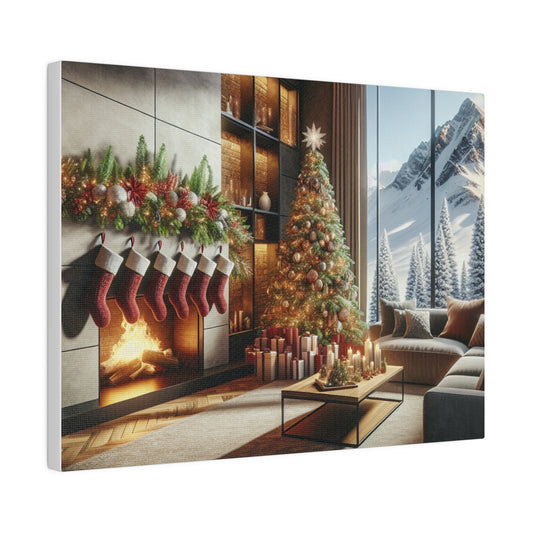 Christmas Matte Canvas, Stretched, 0.75"