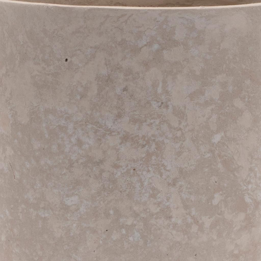 MALIBU 7" BEIGE RECYCLED PAPER URN TABLE VASE - Varnish & Vibe