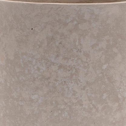 MALIBU 7" BEIGE RECYCLED PAPER URN TABLE VASE - Varnish & Vibe
