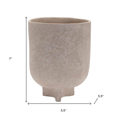 beige resin urn table vase, resin urn table vase, urn table vase, beige resin urn table, resin urn table
