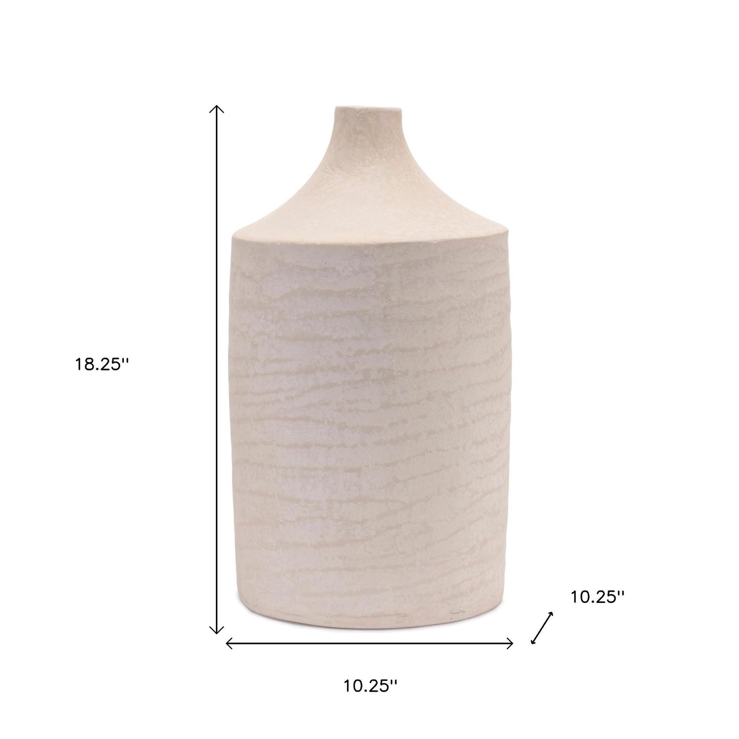 beige resin round floor vase, resin round floor vase, round floor vase, 18" beige resin round floor, 18" beige resin round