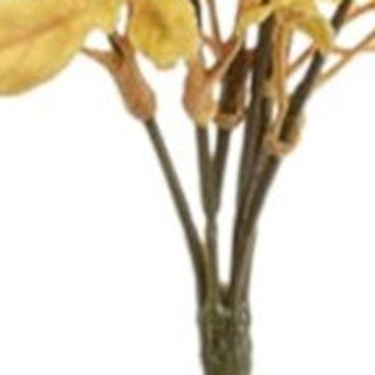 PALISADES SET OF SIX 9" YELLOW AND ORANGE ARTIFICIAL FOLIAGE - Varnish & Vibe