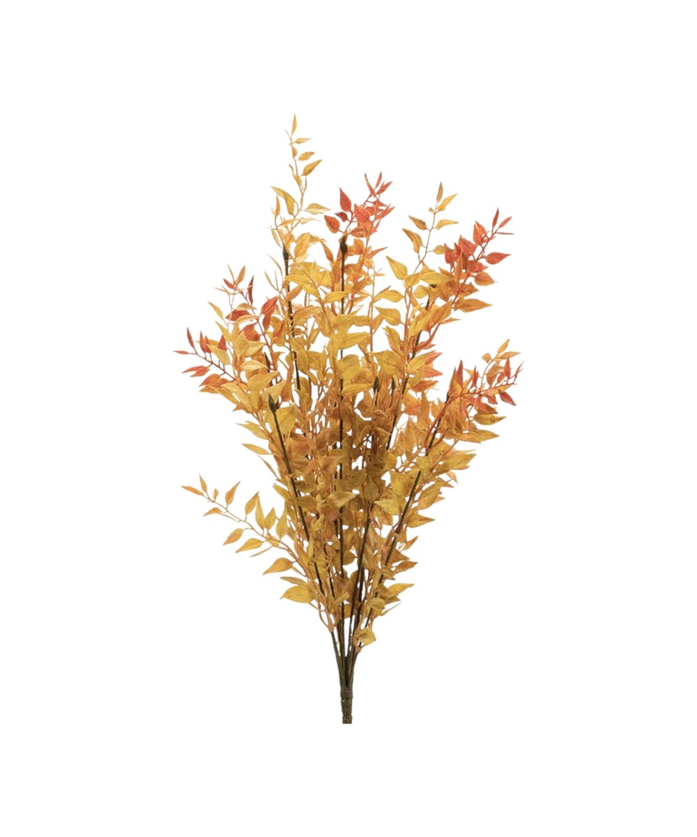 PALISADES SET OF SIX ORANGE AND YELLOW FALL FOLIAGE WREATH SPRAYS - Varnish & Vibe
