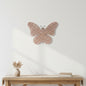 14" X 18" NATURAL BUTTERFLY RATTAN HANGING DIMENSIONAL SCULPTURE