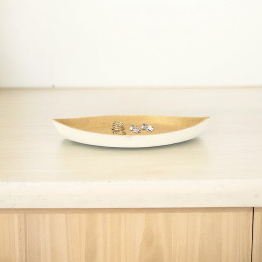 iron handmade trinket tray, cast iron handmade trinket tray, handmade trinket tray, gold cast iron handmade trinket, cast iron handmade trinket