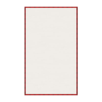 Red Tartan Christmas Tree Tea Towels (cotton, poly) - Varnish & Vibe
