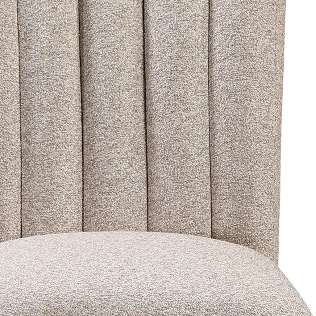 PALISADES SET OF TWO 26" BEIGE AND NATURAL FABRIC AND WOOD BAR HEIGHT BAR CHAIRS - Varnish & Vibe