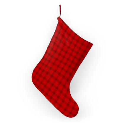 Red Tartan Christmas Stockings