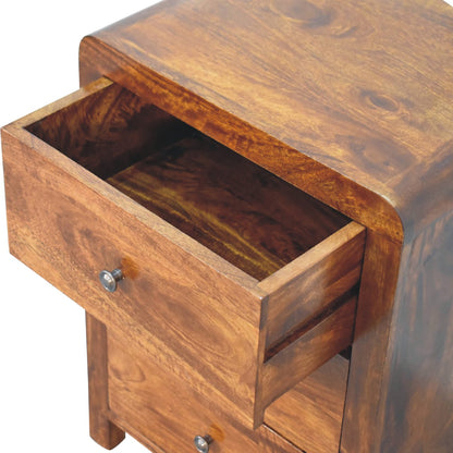 chestnut solid wood drawer nightstand, solid wood drawer nightstand, wood drawer nightstand, 24" chestnut solid wood drawer, solid wood drawer