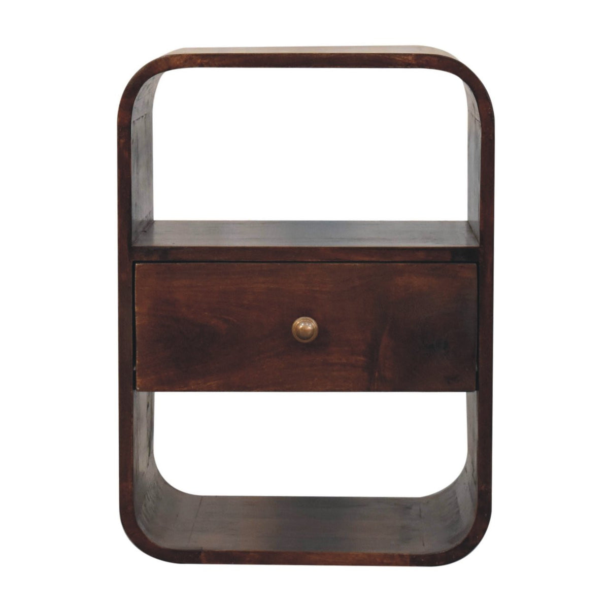LAUREL 22" CHESTNUT SOLID WOOD ONE DRAWER NIGHTSTAND