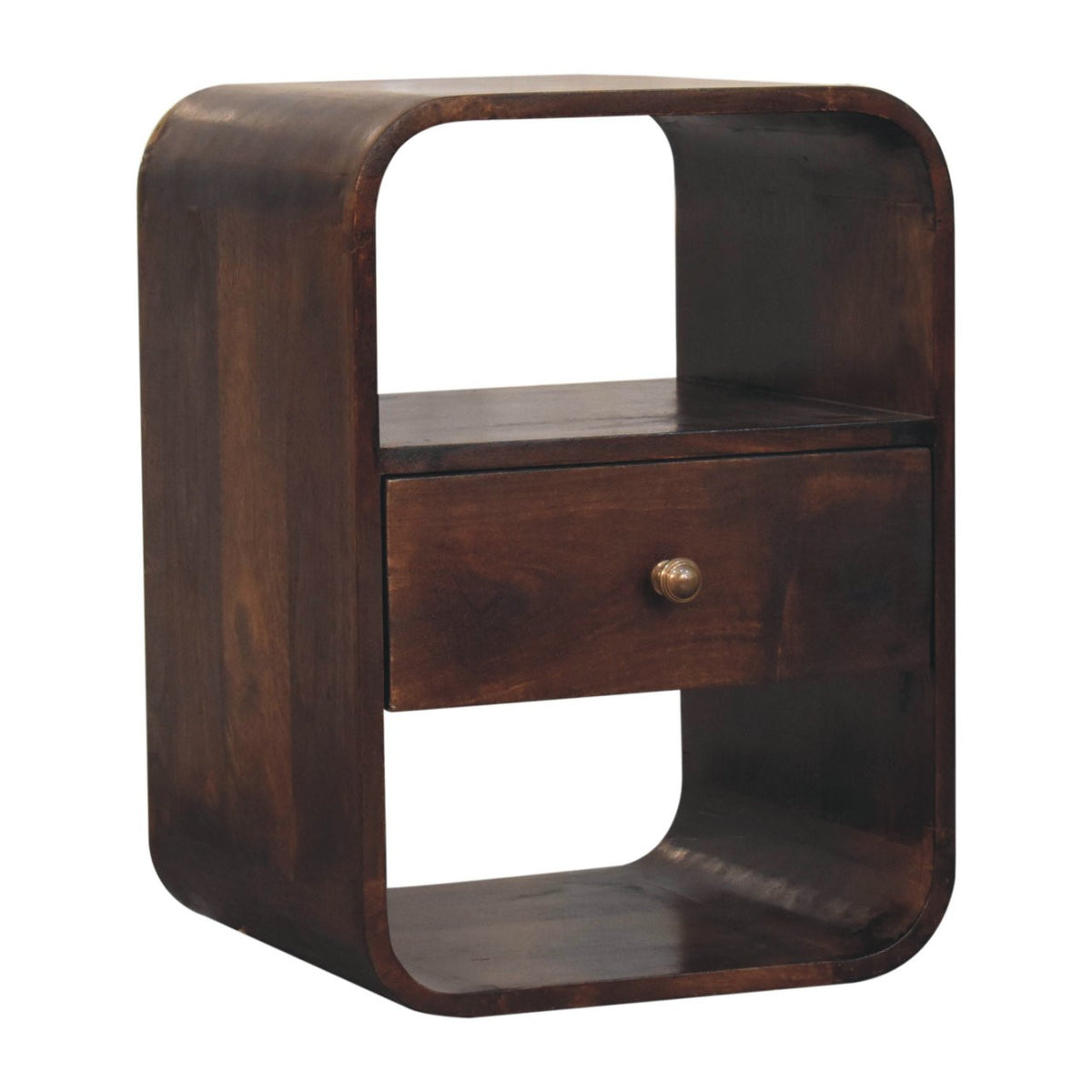LAUREL 22" CHESTNUT SOLID WOOD ONE DRAWER NIGHTSTAND