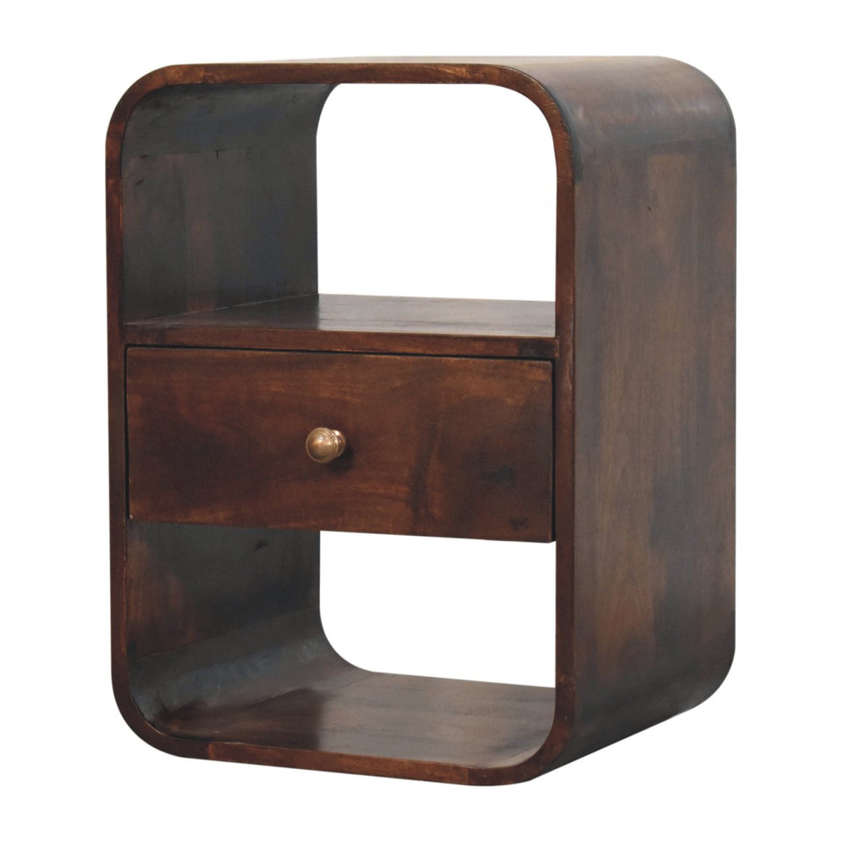 LAUREL 22" CHESTNUT SOLID WOOD ONE DRAWER NIGHTSTAND