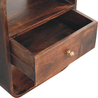 chestnut solid wood drawer nightstand, solid wood drawer nightstand, 22" chestnut solid wood drawer, wood drawer nightstand, solid wood drawer