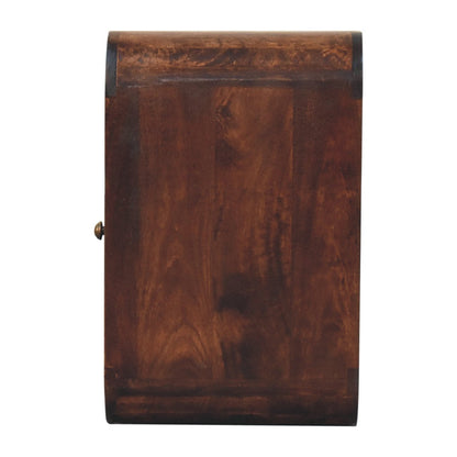 LAUREL 22" CHESTNUT SOLID WOOD ONE DRAWER NIGHTSTAND
