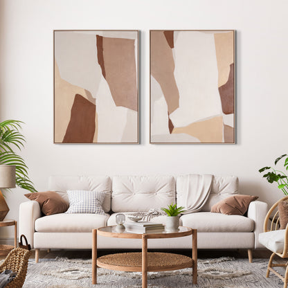 gavotte hand painted brown floater, brown floater frame wall art, painted brown floater frame wall, hand painted brown floater frame, gavotte hand painted
