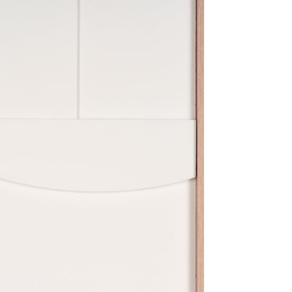 WHITE MINIMALIST GEO BROWN SHADOWBOX WALL ART