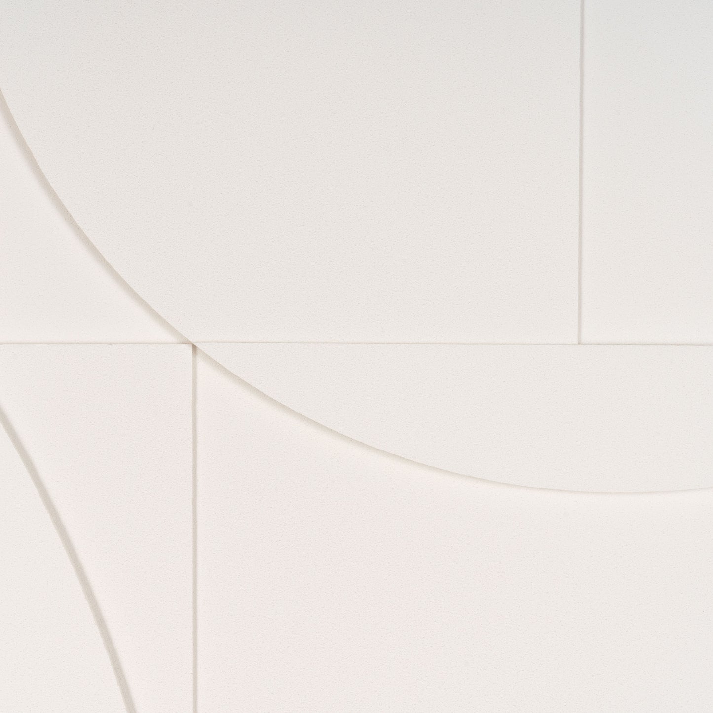 WHITE MINIMALIST GEO BROWN SHADOWBOX WALL ART