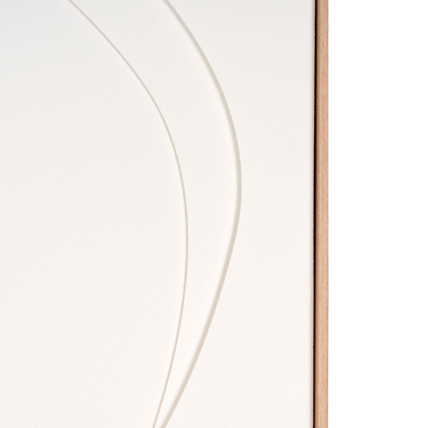 WHITE GEO TRIO BROWN SHADOWBOX WALL ART