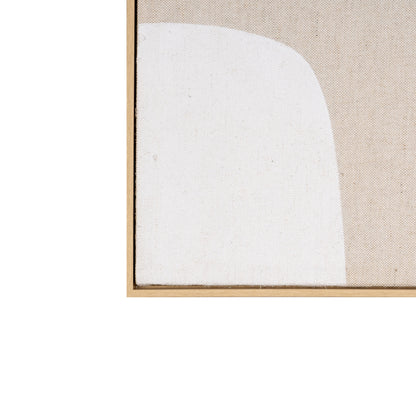MALIBU CADENZA HAND PAINTED BROWN FLOATER FRAME WALL ART - Varnish & Vibe