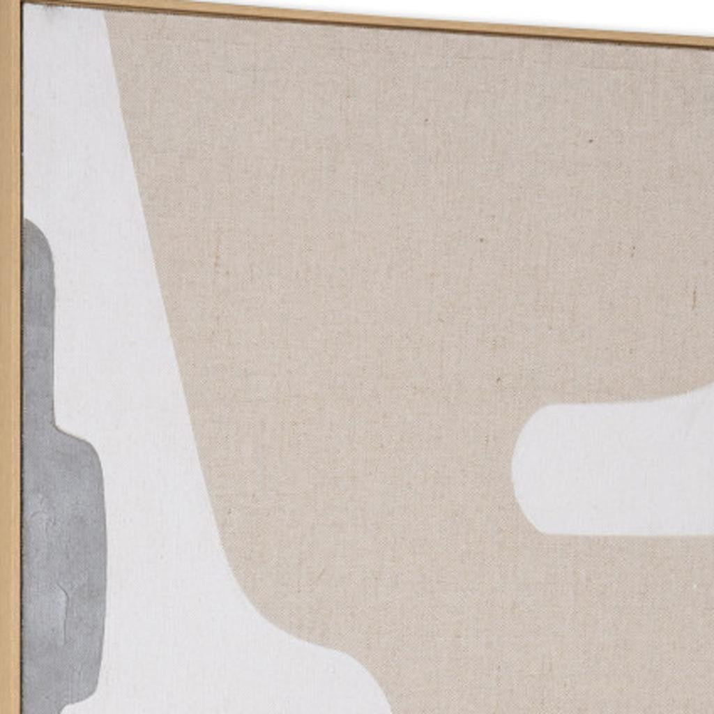 MALIBU CADENZA HAND PAINTED BROWN FLOATER FRAME WALL ART - Varnish & Vibe