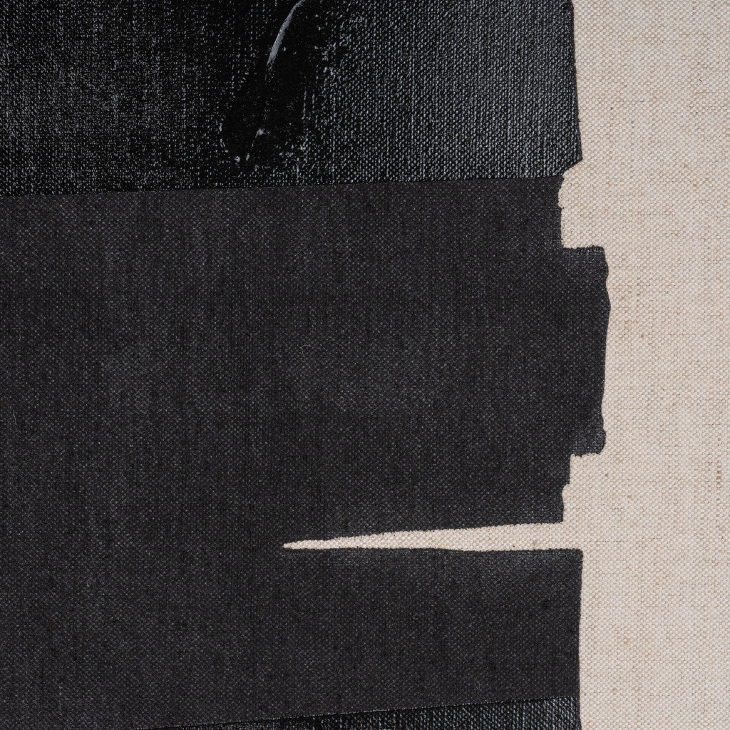 MALIBU ECHOES OF SHADOWS I HAND PAINTED BROWN FLOATER FRAME WALL ART - Varnish & Vibe