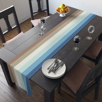 OCEAN STRIPED TABLE RUNNER