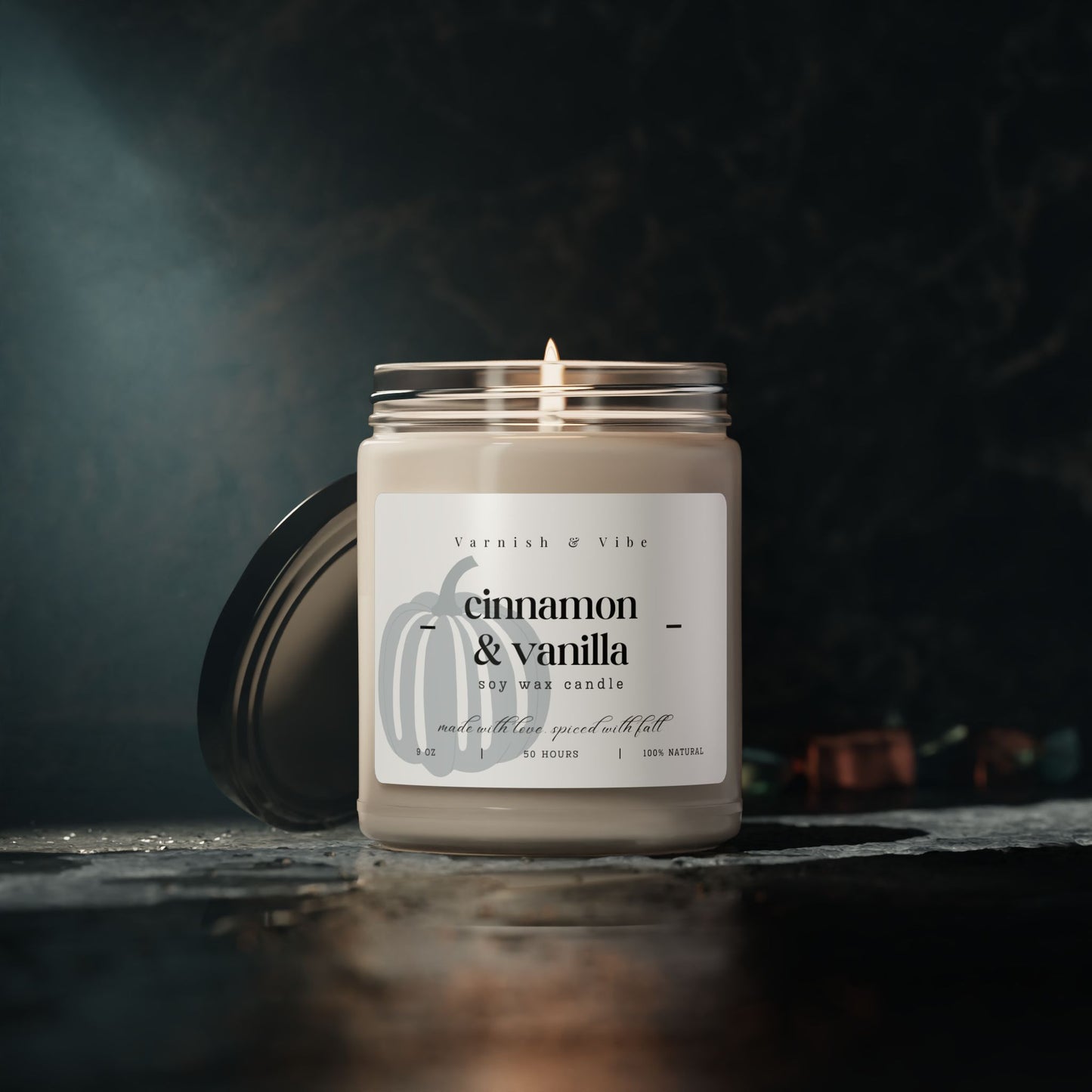 Fall Vegan Natural Soy Candle, 9oz