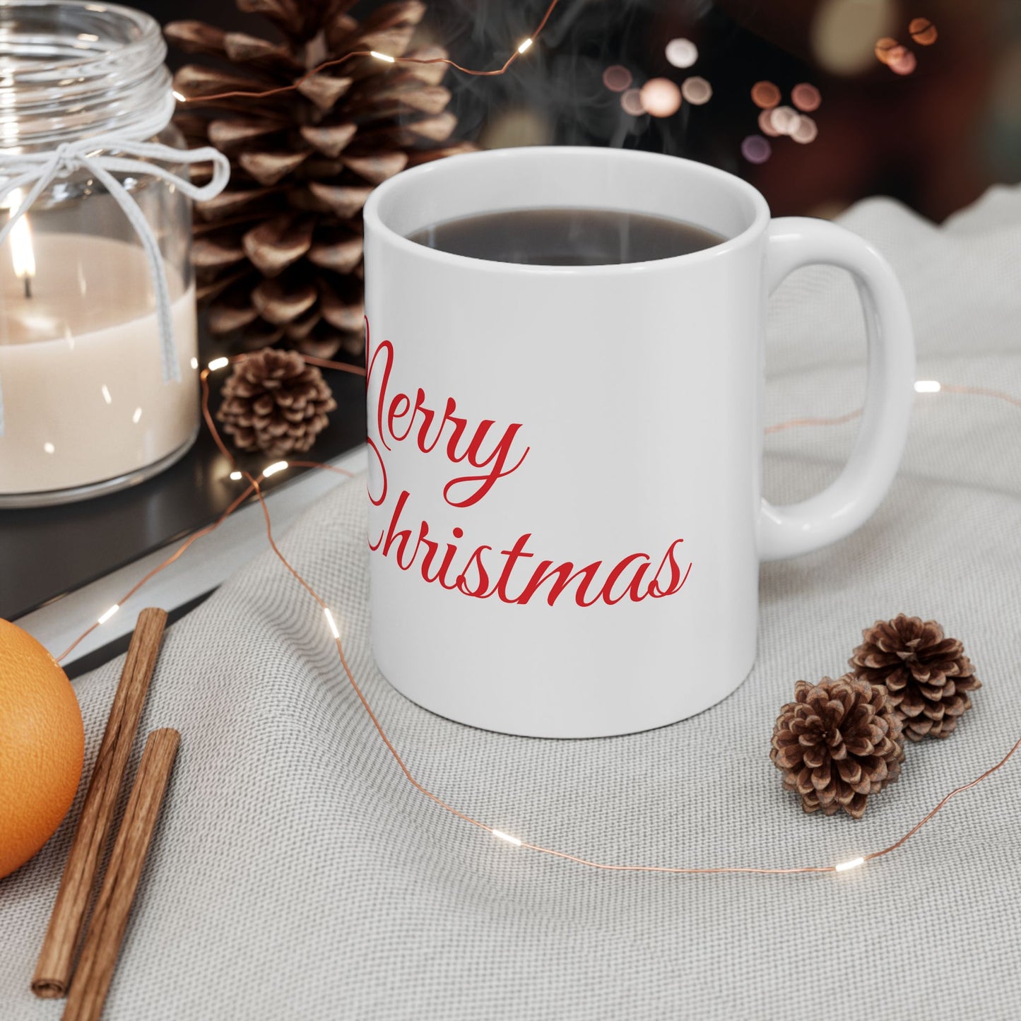 Ho Ho Ho Ceramic Mug, (11oz, 15oz) - Varnish & Vibe